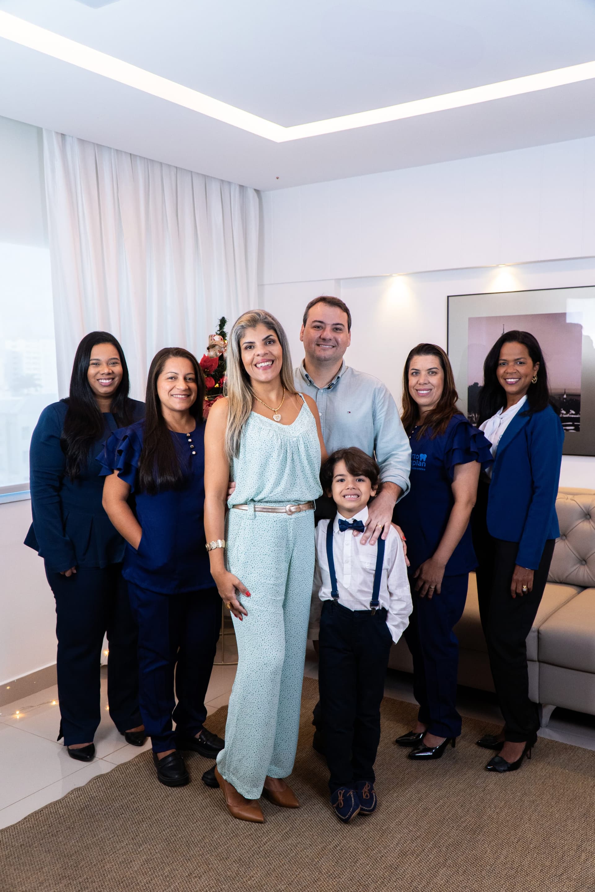 Equipe Orto Implan — Dr. Rogério, família e equipe completa